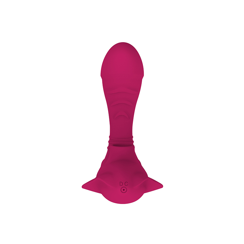Silicone G-spot Magenta Vibrating Wand