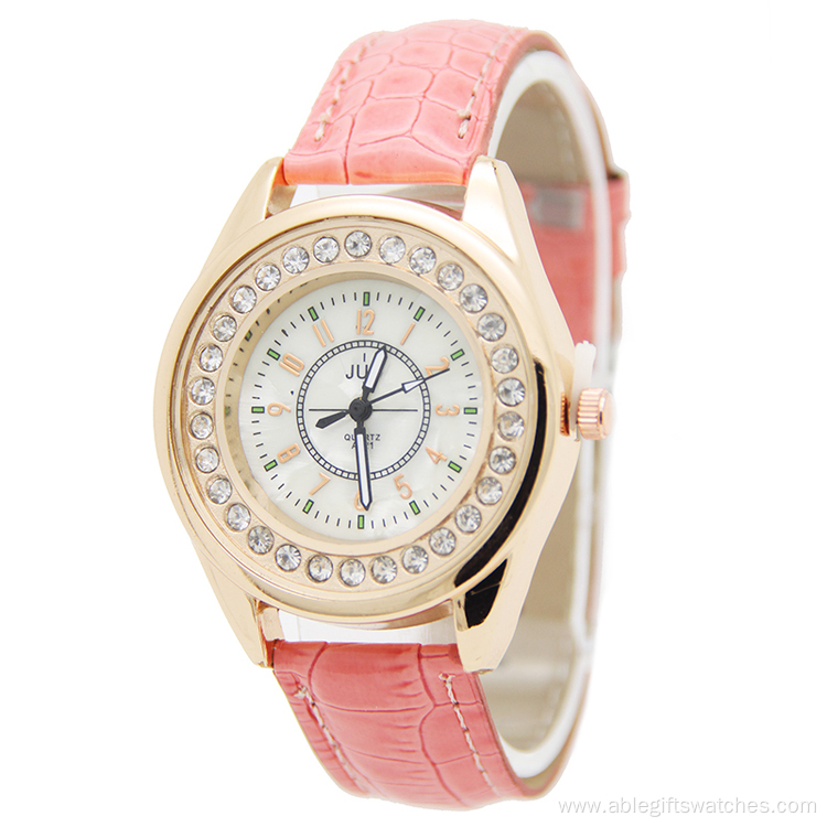 Rhinestone Big Case Watch for Modern Women