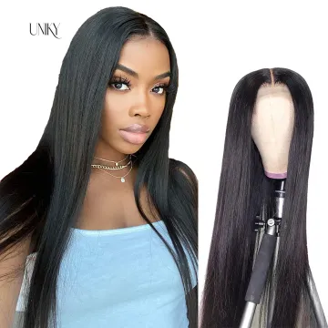 Glueless 40 inch HD Lace Front Wig HD Transparent Natural Brazilian Human Hair Wigs Hd 13x6 Lace Frontal Wigs For Black Women