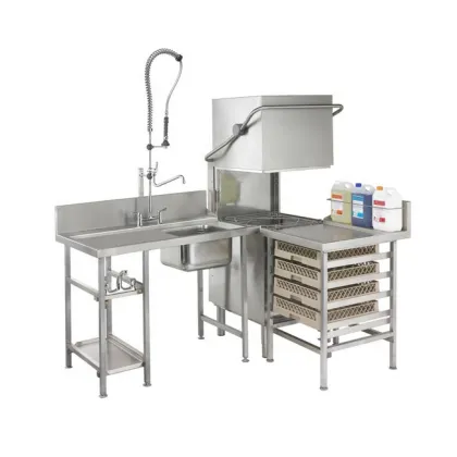 Automatic Dishwasher Machine Freestanding Dishwasher Commercial Kitchen Sink With Dishwasher