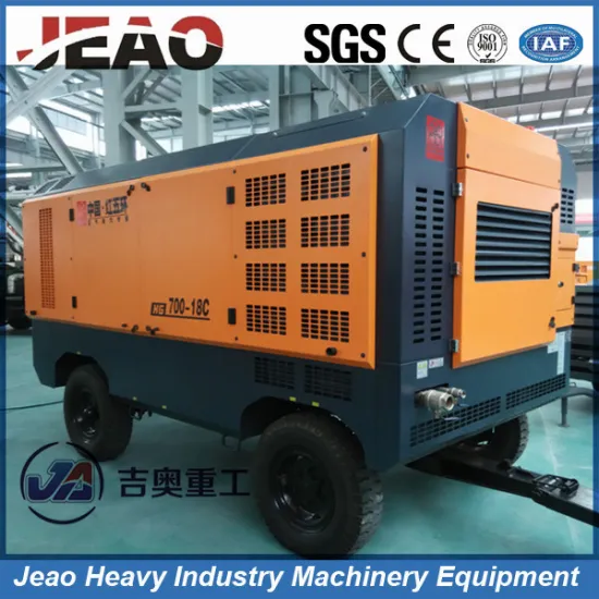 Update-Infinite Automatic Transmission System Portable Screw Diesel Air Compressor for Agricultural Water Wells