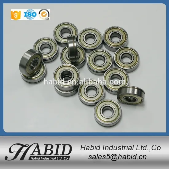 Plastic injection high quality 607/608/609zz deep groove ball bearing from Habid