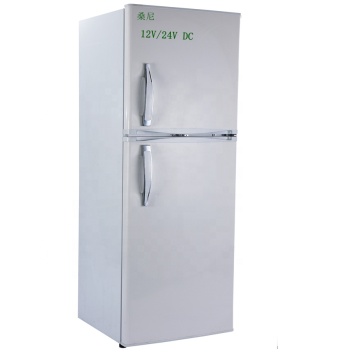 Customizable 200L CFC-Free High-Reliability 2-Door Solar Fridge for Home Appliances: Top Freezer Options in 12V & 24V