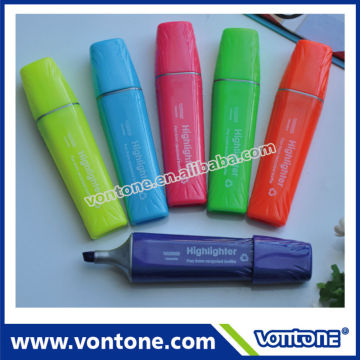 highlighter bottle pen with chisel tip