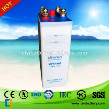 60 Years Military Quality Nickel Iron Batteries NiFe Battery 1.2v 500ah