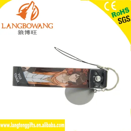 Custom promotion PVC phone straps