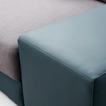 Customized Modern European Style Leather Sofa