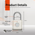 Typ-C-ładowalne identyfikacja odcisków palców Smart Padlock