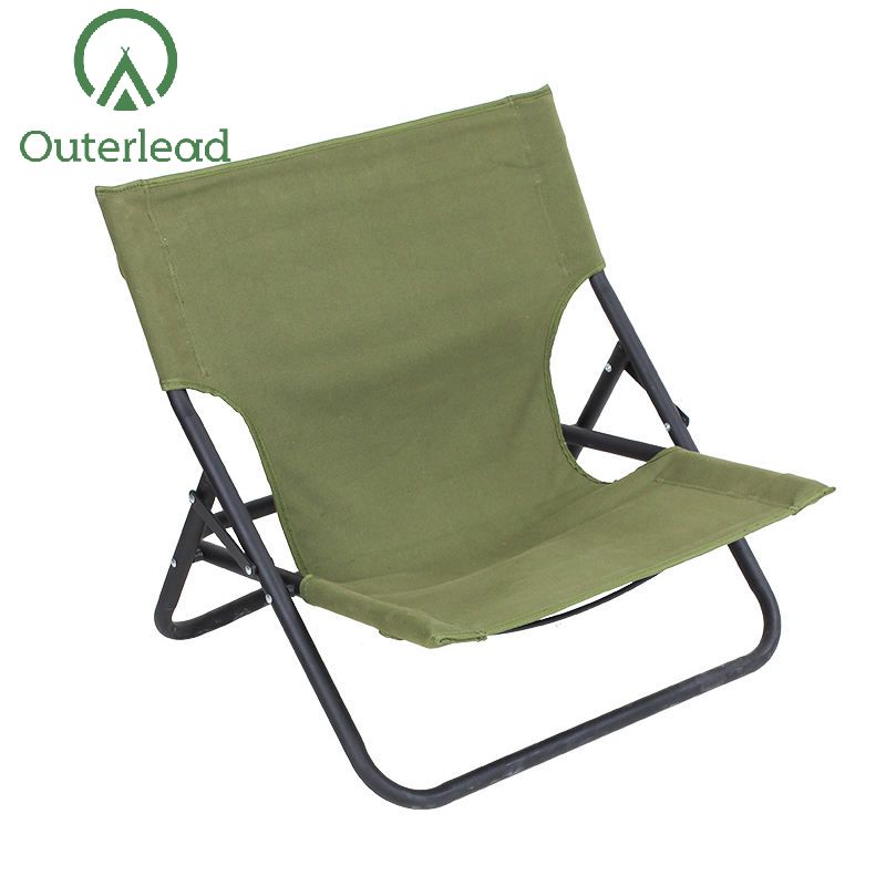 Outerlead Outdoor Folding Low Green Beach Chair