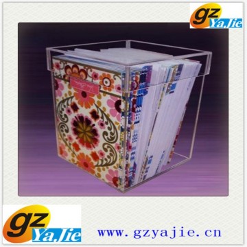 customized clear lockable acrylic/plastic display box