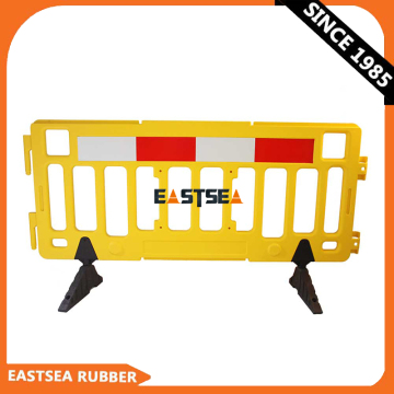 Red and Yellow Plastic Road Traffic Barrier