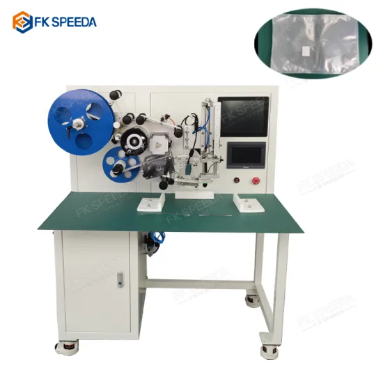 FK615D Semi-Automatic Flat Sticker Bag Labeling Machine for Customized Soft Bags