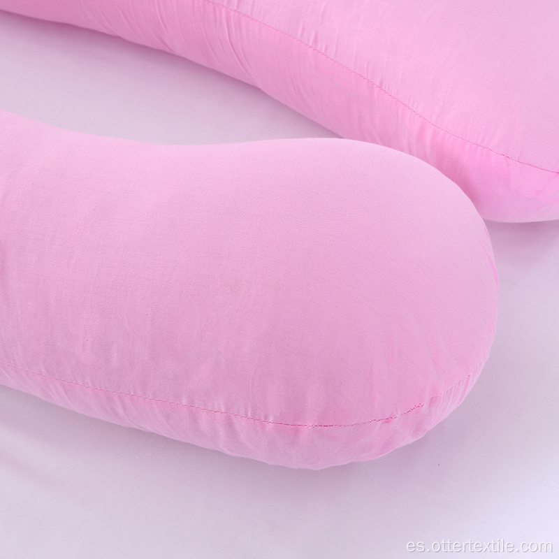 almohada grande en forma de U / almohada cómoda para el cuerpo embarazada