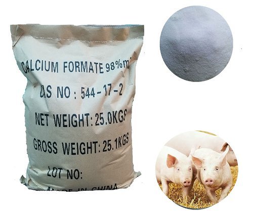 Formate de calcium en poudre blanche CAS544-17-2 pour l&#39;additif d&#39;alimentation
