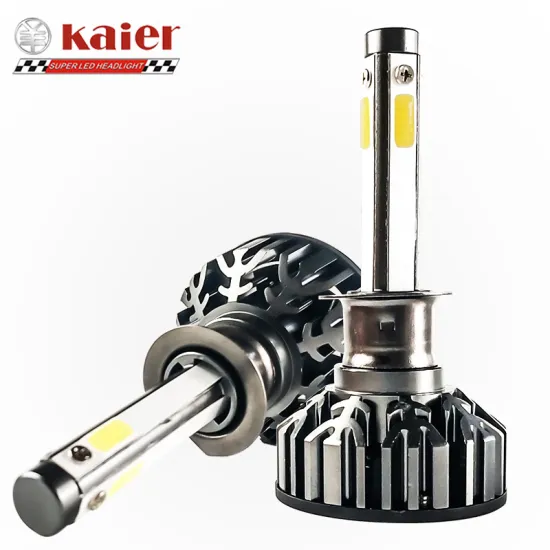 Waterproof High Power H4 LED Headlight with COB Chips - High/Low Beam