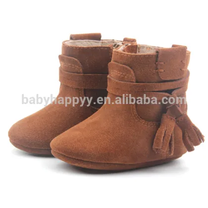 Unisex boys girls shoes footwear kids winter boots leather boots