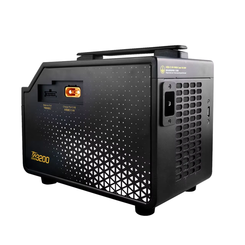 Tattu TA3200 Dual-Channel Smart Charger 60A/3200W for 6S-14S LiPo Battery Multifunctional Balancing TA3200HV LiHV Smart Charger