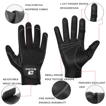 Kyncilor Waterproof Neoprene Fishing Gloves