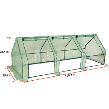 Danlong Outdoor Portable Gardening Steeple Mini Greenhouse: Ideal for Herb and Flower Cultivation