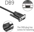 USB till Rs232 DB9 hane till kvinnlig kabel