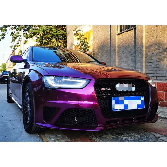 RS4 Front Face Body Kit Including Front Bumper Assembly and Grille for Audi A4 B8 2013-2016