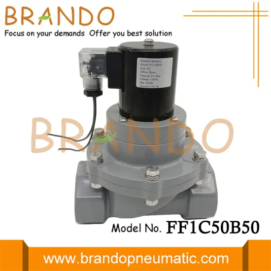 2'' Anti Corrosion Resistant CPVC Solenoid Valve For Corrosive Liquid