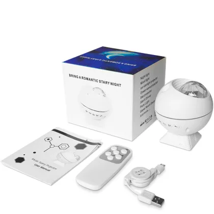 LED Aurora Projector Night Lamp with Remote for Kids and Adults