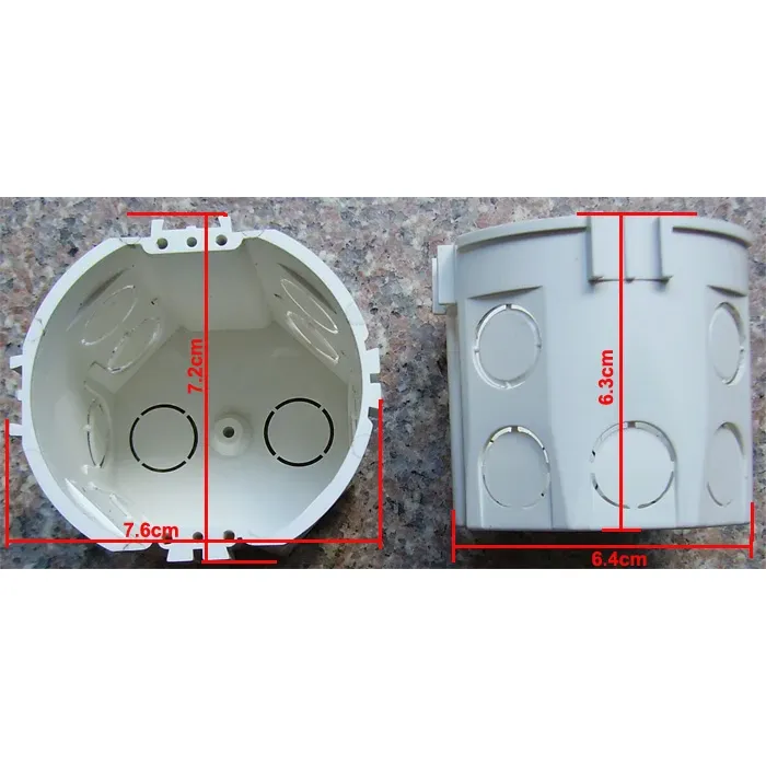 Caja de conexiones montada en la pared de elegancia europea
