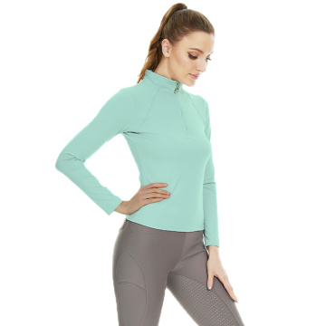 Long Sleeve Women Base Layer Equestrian Shirts