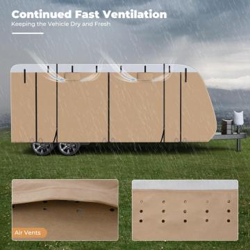 7 Layers Trailer RV Rip-Stop Waterproof Cover Fits