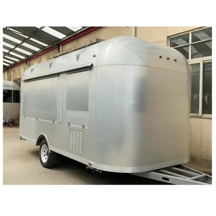 USA-Made Fiberglass Stainless Steel Sandwich Panel Airstream Camper for Outdoor Ventures