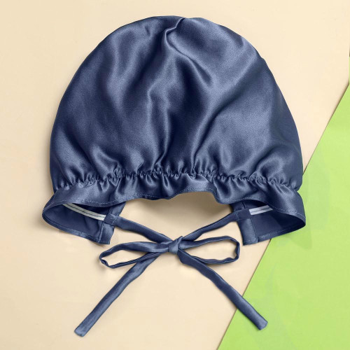 Berretti da notte regolabili in seta per berretti per neonati