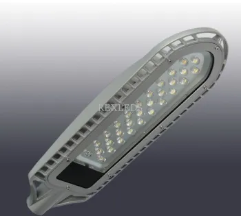 Ip65 30w Led Street Light Lamp For Highway , Aluminium Alloy + Viewfinder ( Abs )