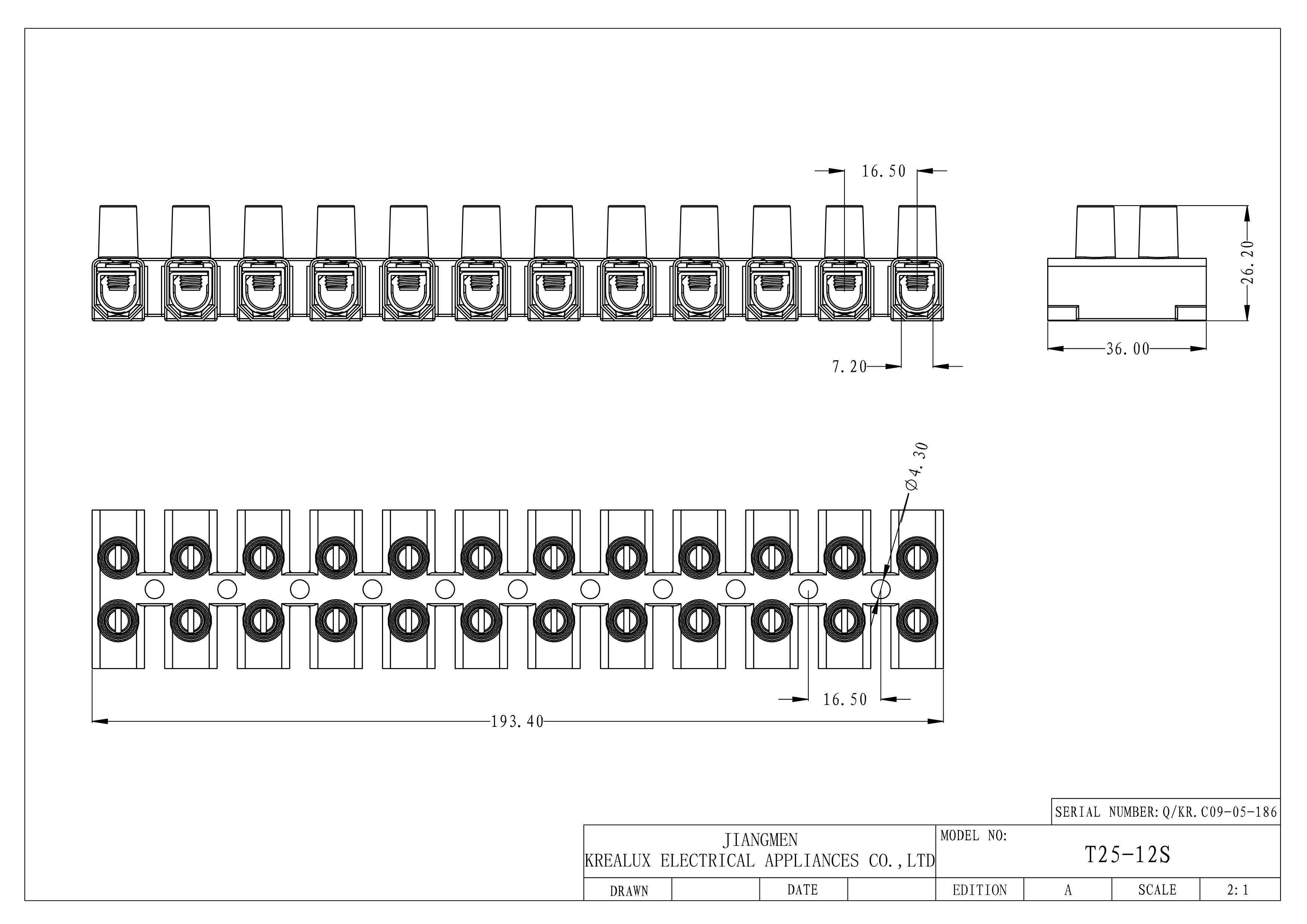 Beleks Maximum Size Terminal Blocks