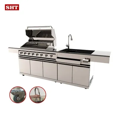 High Quality Assurance Gas Grill Tools with Outdoor Kitchen Sink