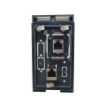 Prise de panneau de connecteur Black D-Sub RJ45