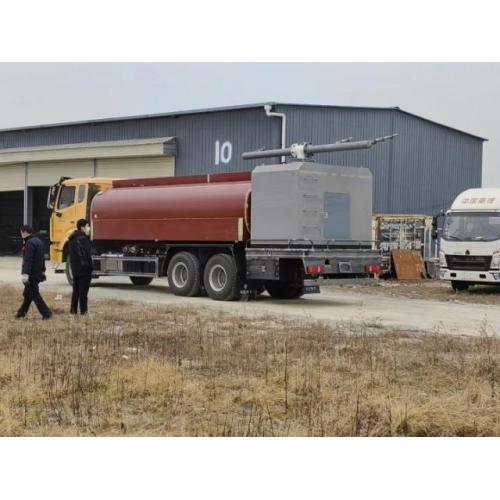 Camions de véhicules de pollution de la poussière Howo avec canon de brouillard