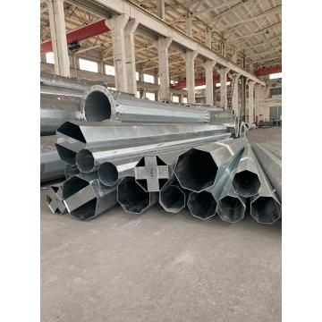 70FT hot dip galvanized transmission steel pole