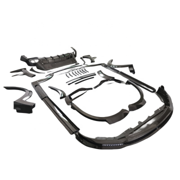 High-Quality Dry Carbon Fiber Auto Accessories: Enhancing Maserati Levante Models from 2017 and Beyond with Stylish Front Lip, Side Skirt, Rear Diffuser, and Spoiler Upgrades
