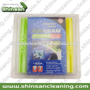 2016 New Style Twin Pack Flexi blade/water blade/car silicon water blade