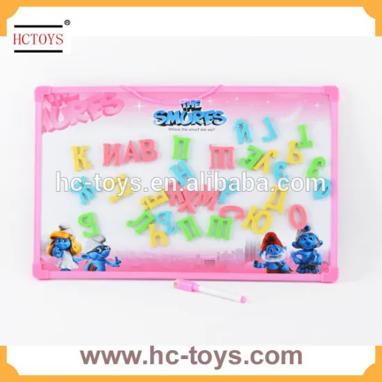 2014 kid toy Russian write magnetic board toys with 33 Russian alphabet HC052777