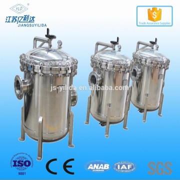 Industrial Liquid Purification Equipment Stainless Steel Bag Filter Housing
