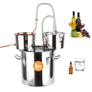 Easy-to-Use Stainless Steel 3-Pot Distiller for Essential Oils and Alcohol