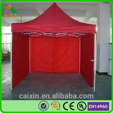Folding tent 3m by 3m with side panels