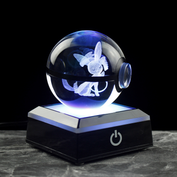Nuevo Pokémon de moda Go Eevee Regalos de Pokeball de Crystal Ball Pokeball