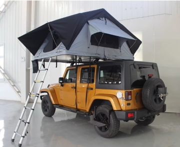 Polycotton Waterproof Roof Top Tent for 1-3 Persons - Ideal for 4x4 Off-road Camping Trips