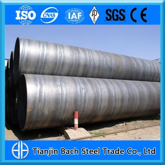 OD 219.1mm-2134mm Large Diameter Steel Pipe Spiral Welded Steel Pipe