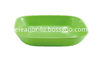 Biodegradable square dinnerware bamboo bowl