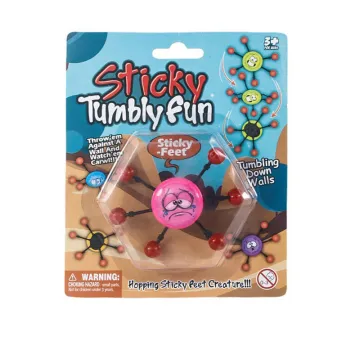 Wholesale Novelty Toys: EPT Small Expression Six Legs Sticky Wall Crawler Climbers & Promotional Gifts