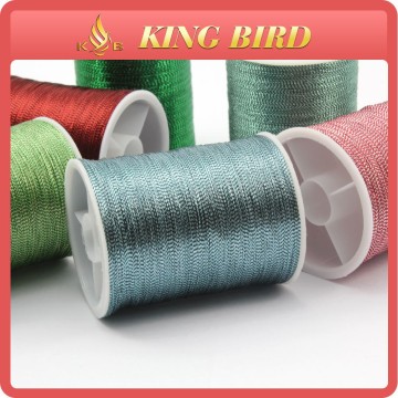 gold color metallic yarn for embroidery